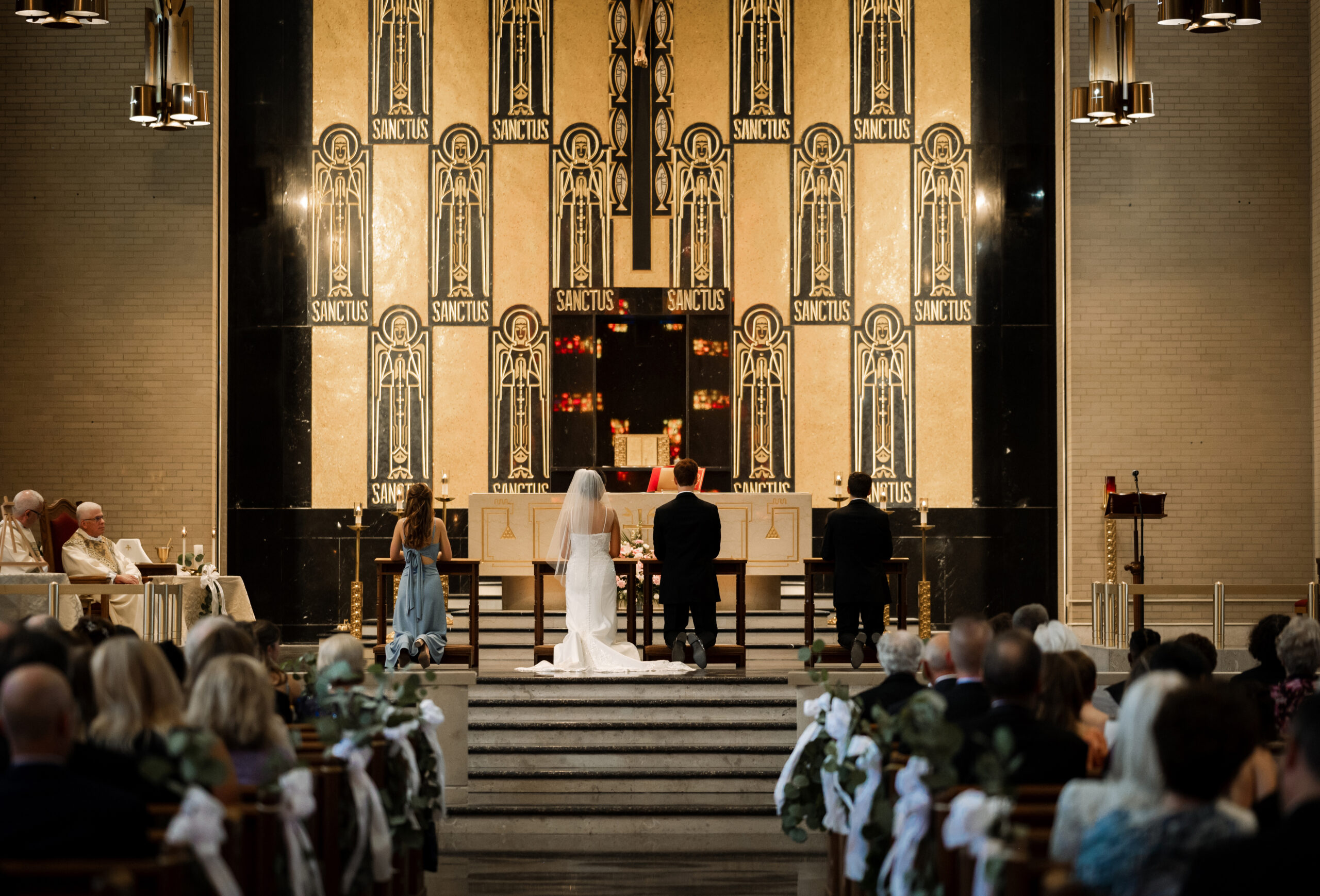 Catholic Wedding Ceremony at St. Michael the Archangel - St. Bernard Church