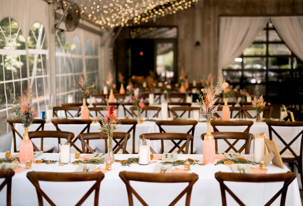 Phipps Conservatory and Botanical Gardens Reception tables