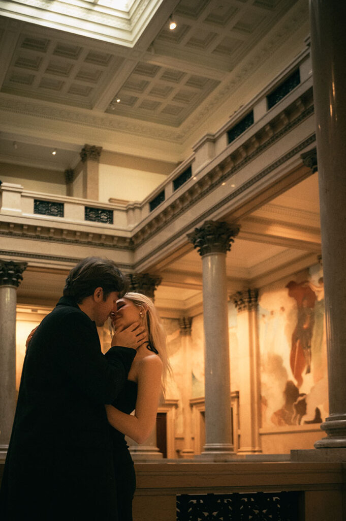 Couple at Carnegie Museum of Art in Pittsburgh