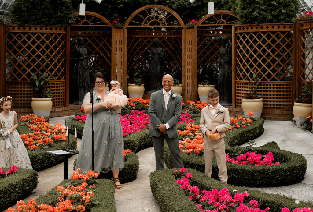 Wedding Ceremony at Broderie Room in Phipps