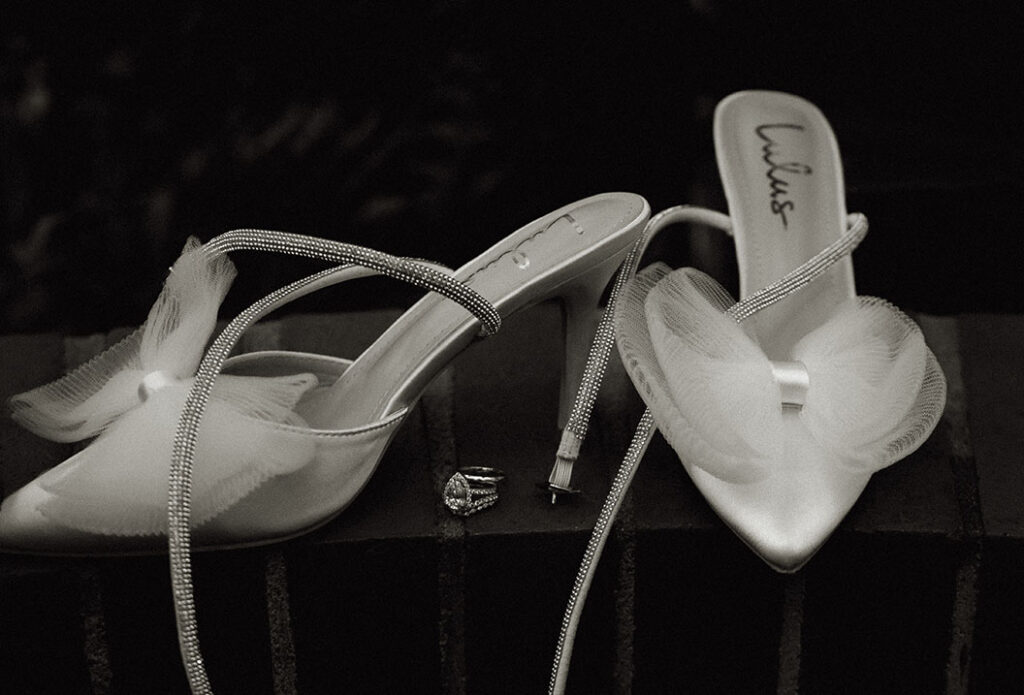 Black and White Bridal Shoes