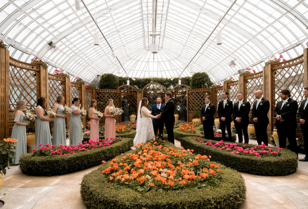 Phipps Conservatory Wedding at the Broderie Room