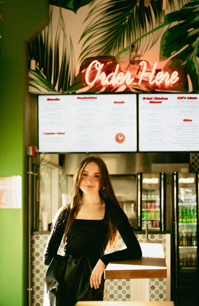 Senior Photos at Coop De Ville in the Strip District in Pittsburgh