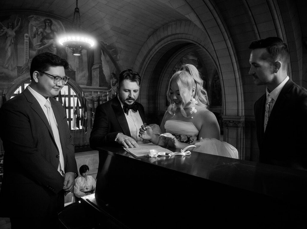 Civil Wedding at Allegheny County Courthouse in Downtown Pittsburgh