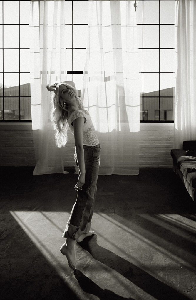 Artistic Photo of woman in Pittsburgh Studio