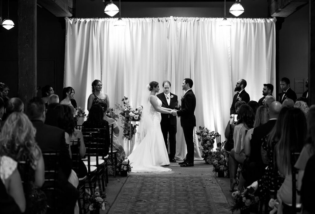 Wedding Ceremony at the Library in Heinz History Center