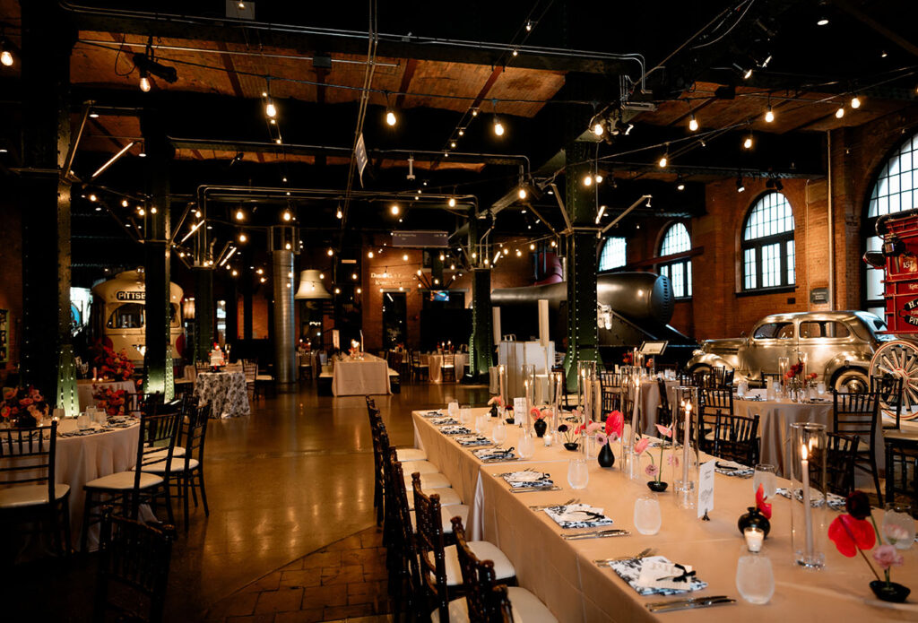 Table Wedding Decor at Heinz History Center