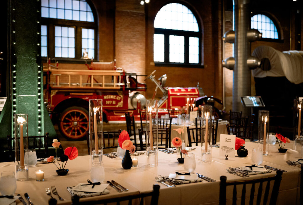 Table Wedding Decor at Heinz History Center