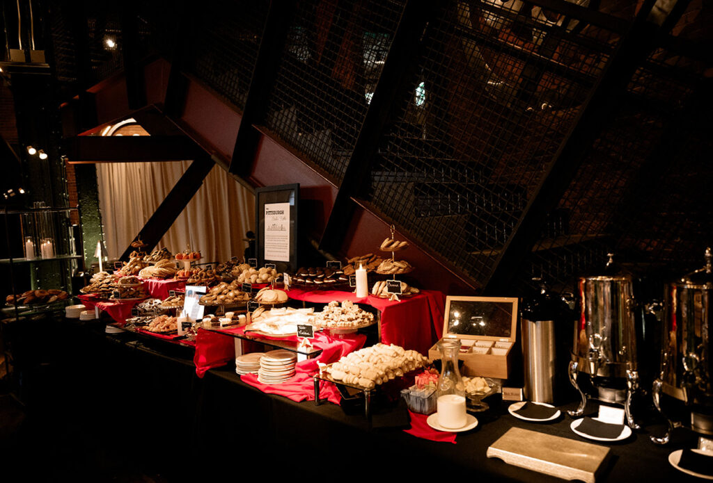 Cookie table at Heinz Wedding