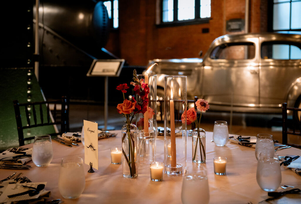 Wedding Table Decor at Heinz History Center