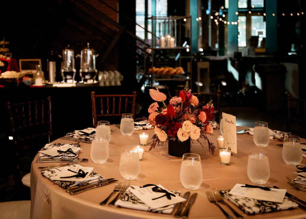 Wedding Table Decor at Heinz History Center