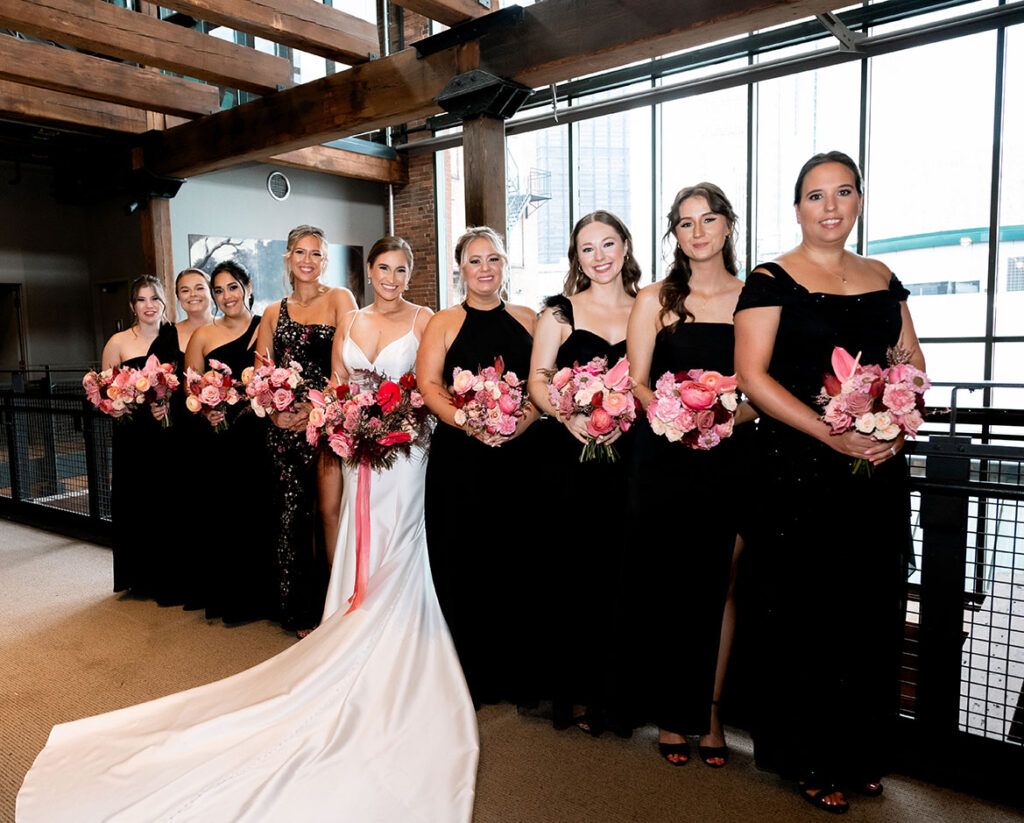 Bride and Bridesmaid at Heinz Wedding