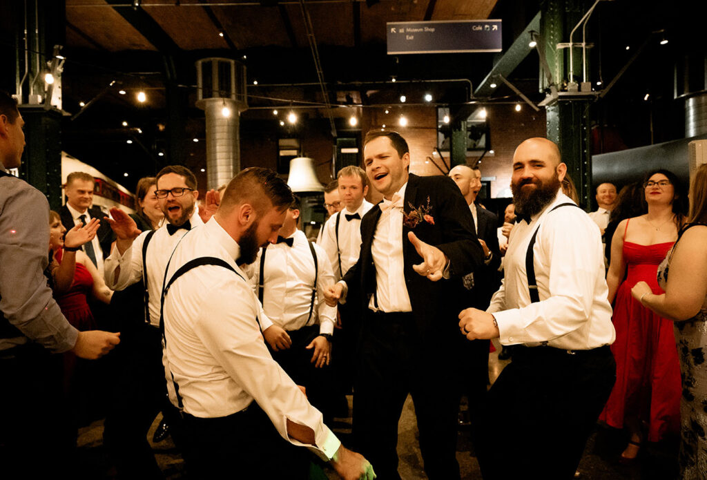 Groom Dancing at Heinz Wedding Reception