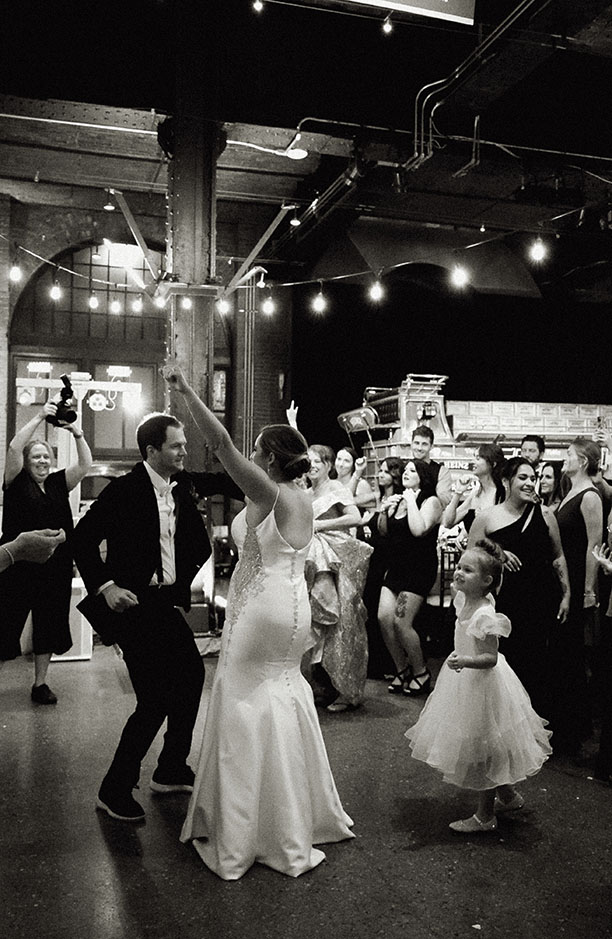 Bride and Groom Dance at their reception