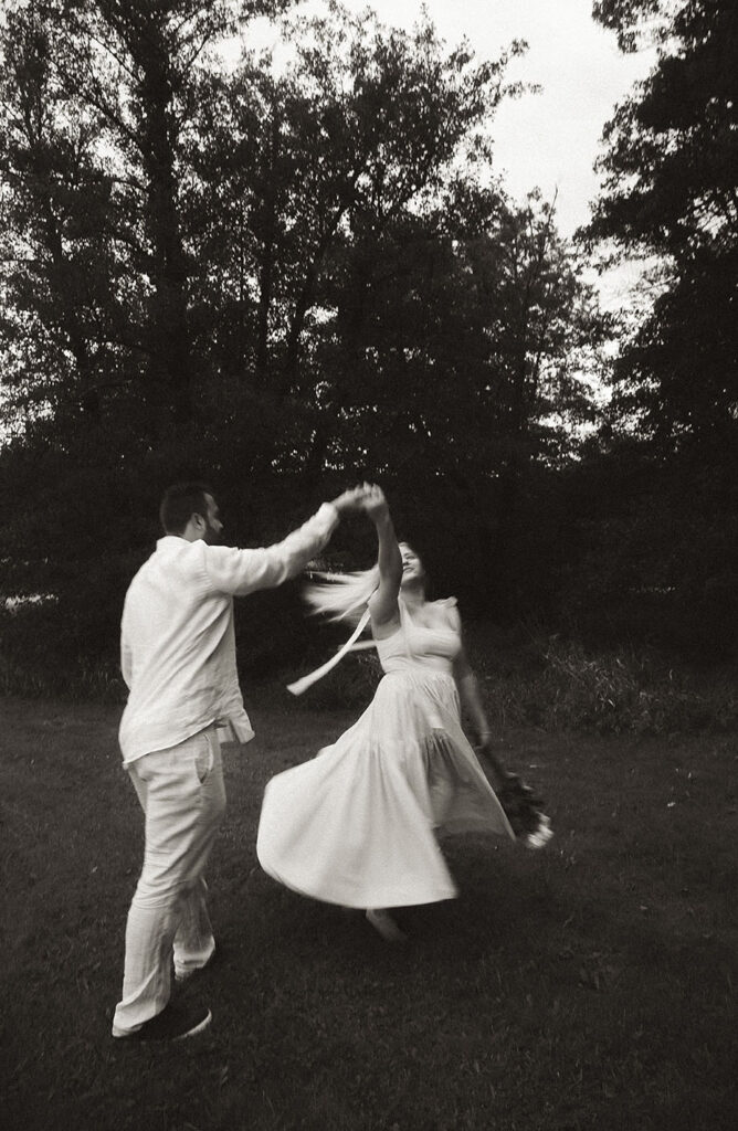 Documentary Engagement Photos at Moraine State Park