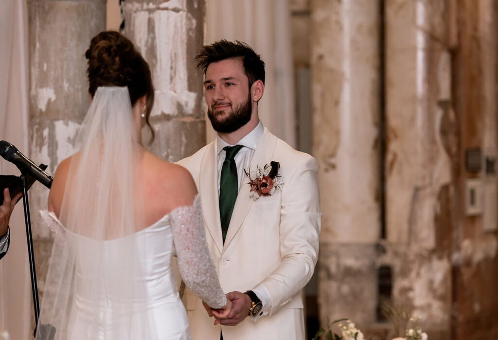 Wedding Ceremony at Museum Lab in Pittsburgh