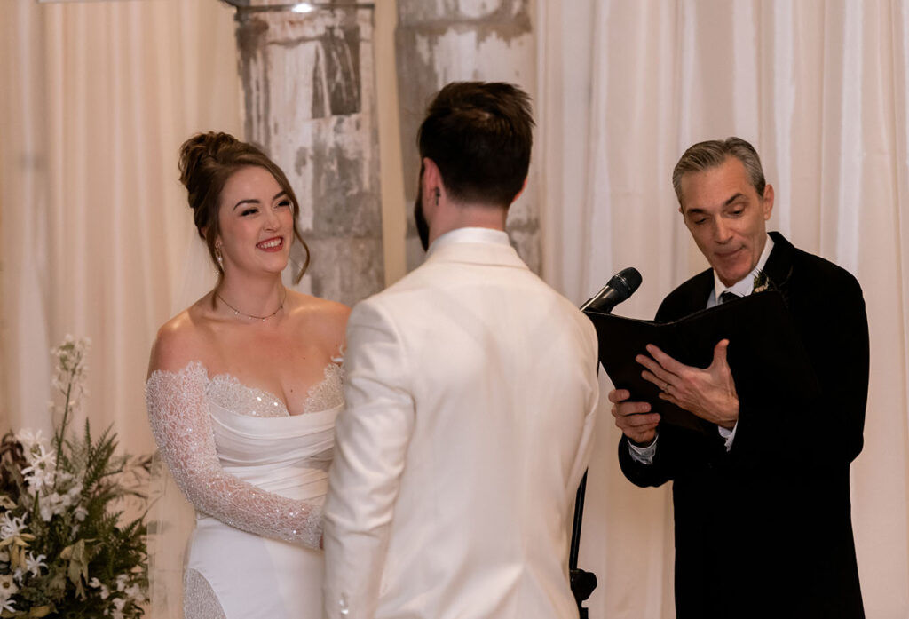 Wedding Ceremony at Museum Lab in Pittsburgh