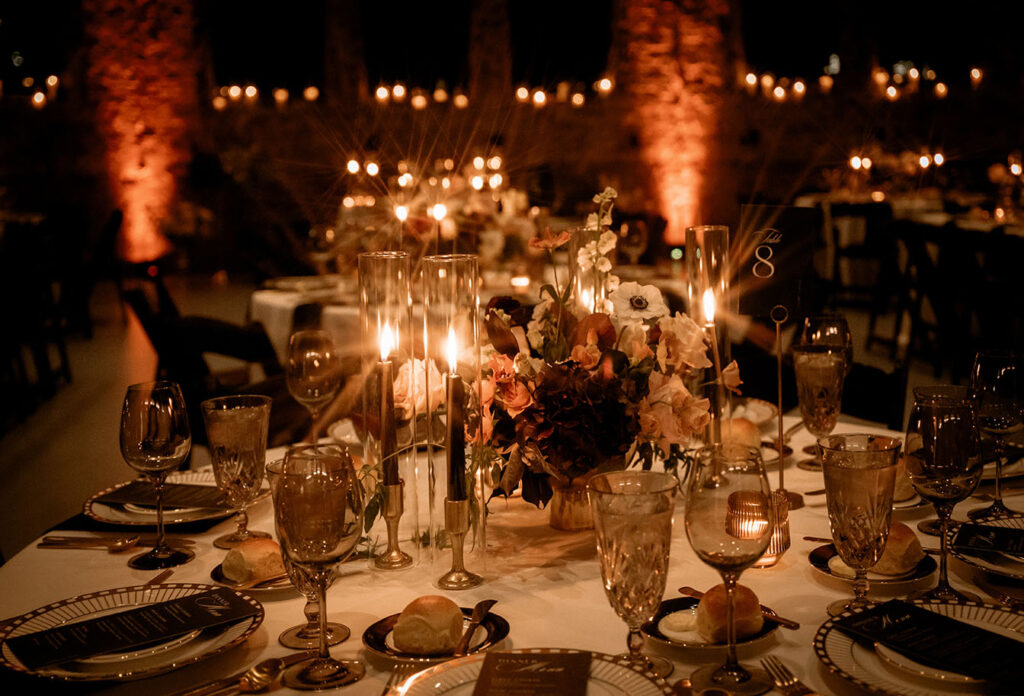 Candle Light Wedding Decor at Museum Lab