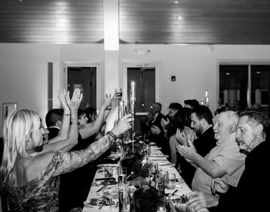 Toast During Shelby Club Wedding in Cleveland OH