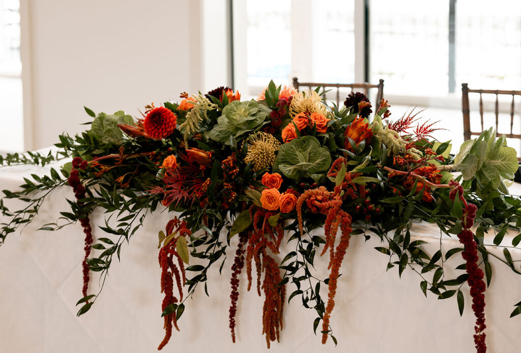 Wedding Reception Decor at Shelby Club in Cleveland OH