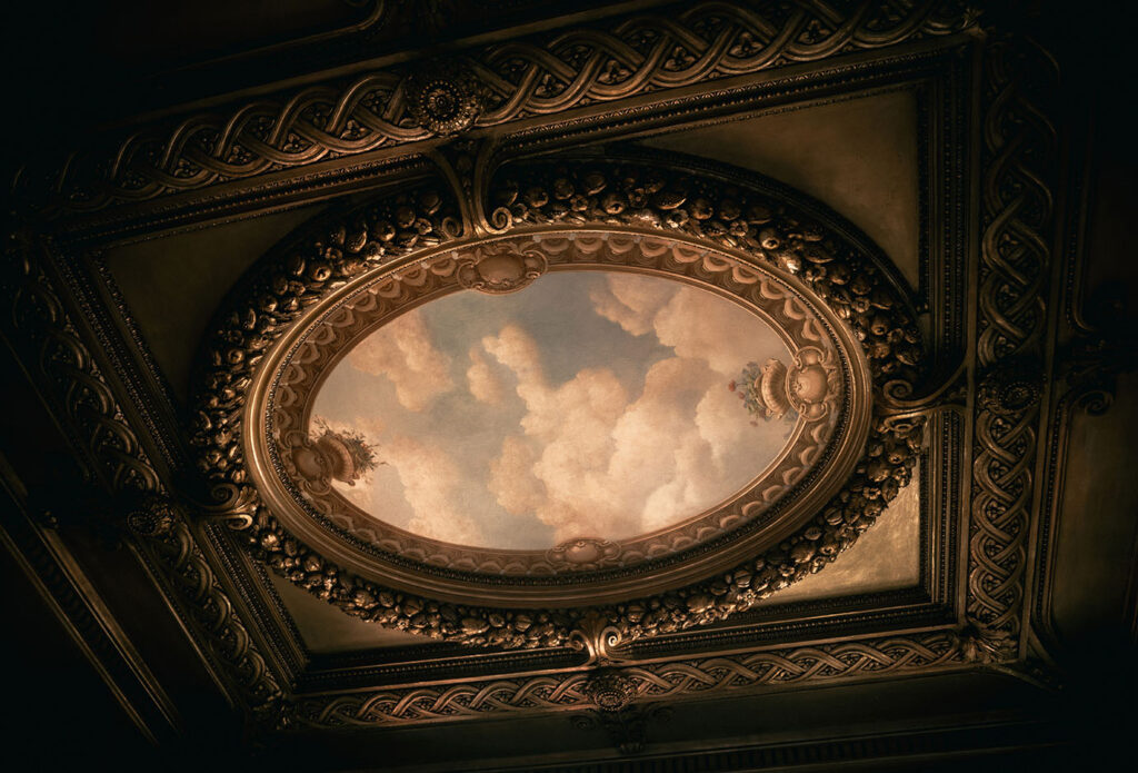 Carnegie Library Ceiling Art 