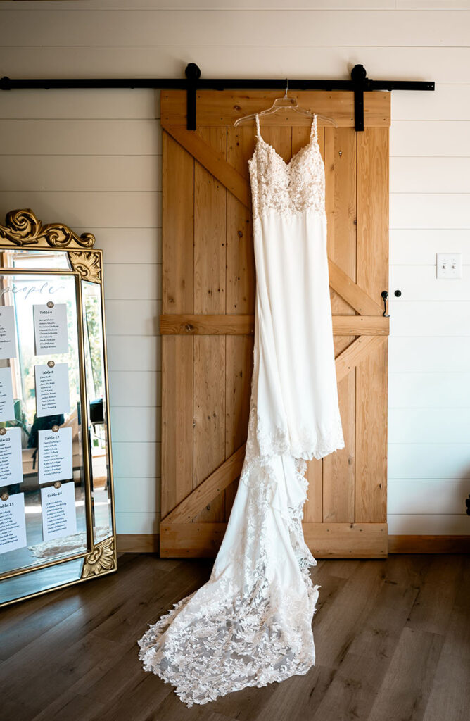 Wedding Dress at yinzer valley farms Wedding