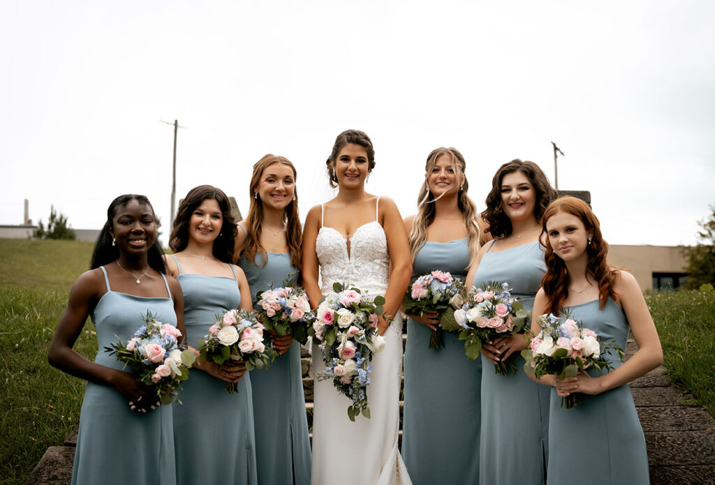 Bride and Bridesmaids at Emerald Park