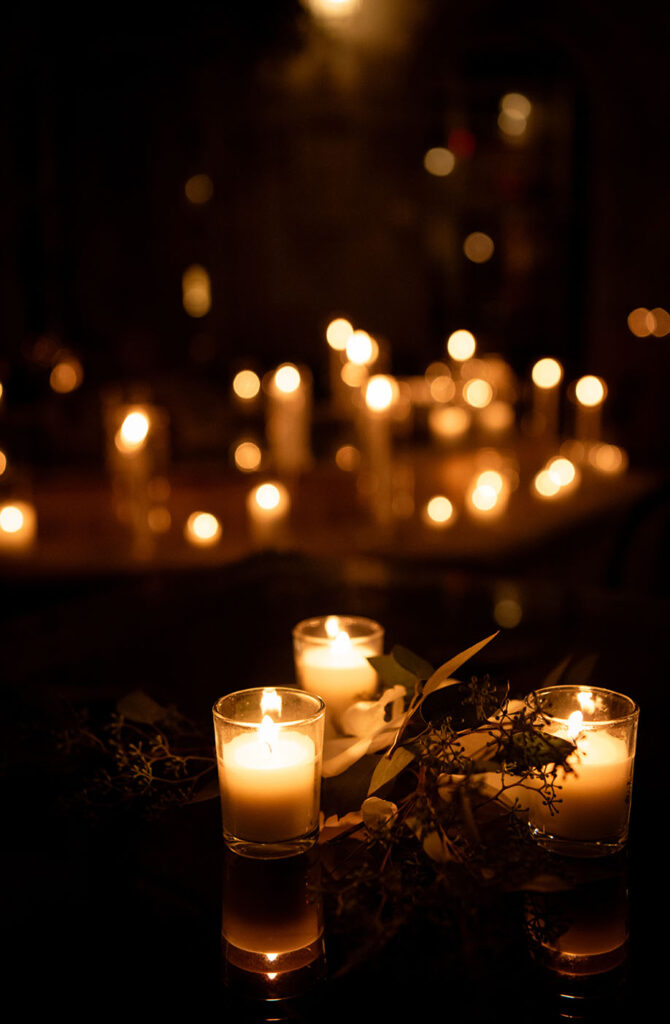 Candlelight at Duquesne Club Wedding