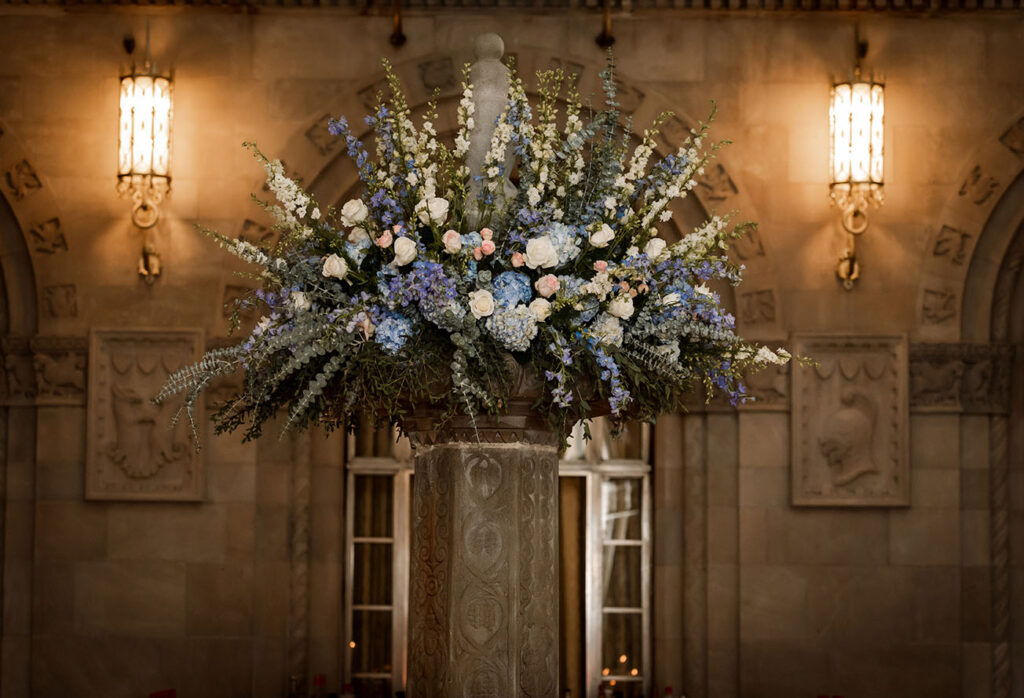 Flowers at Duquesne Club Wedding