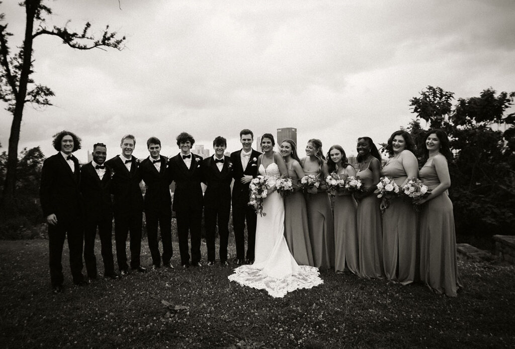 Bridal Party at Grandview Overlook Wedding