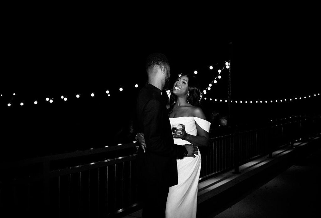 Night Bridal Portraits at the National Aviary Wedding