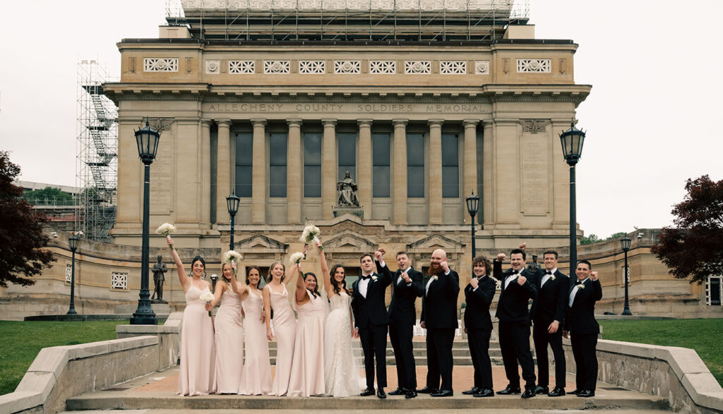Bridal Party at Soldiers & Sailors Wedding in Oakland