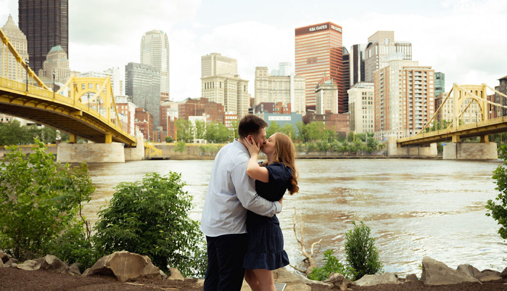 North Side in Rachel Carson Bridge in Pittsburgh