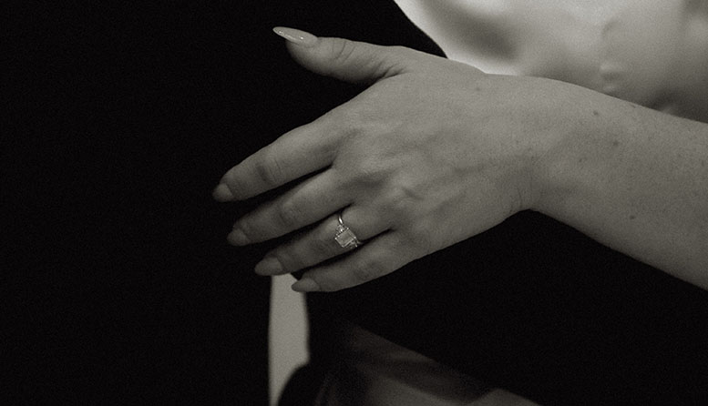 BW Engagement Ring at Carnegie Museum of Art