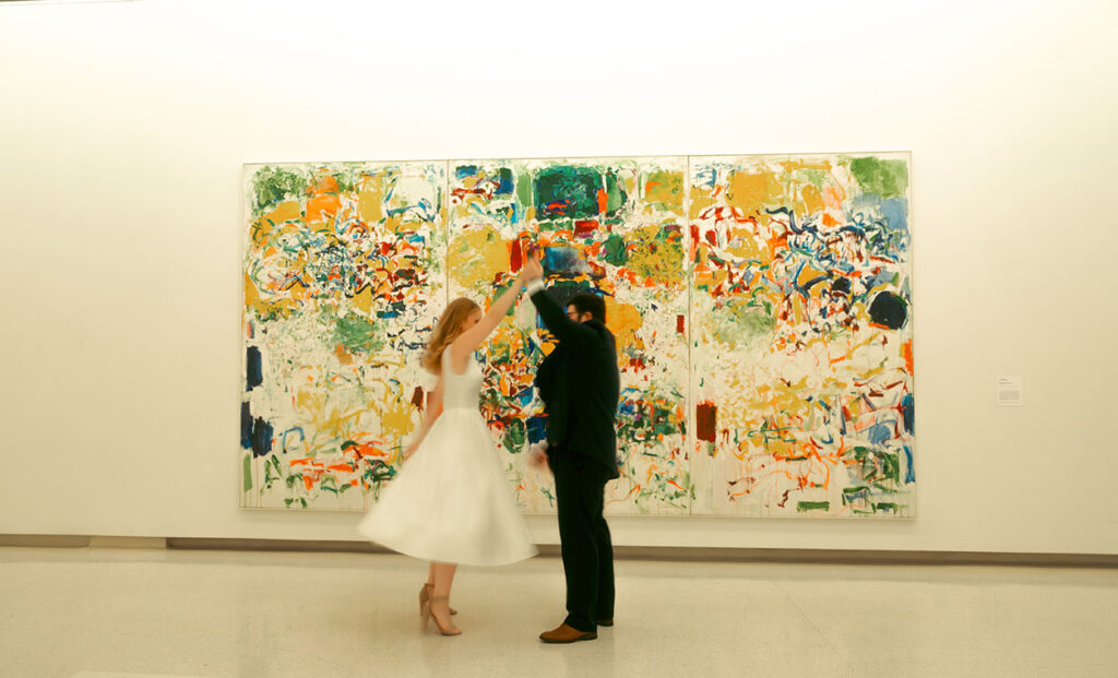 museum engagement session Pittsburgh artistic fine art photography