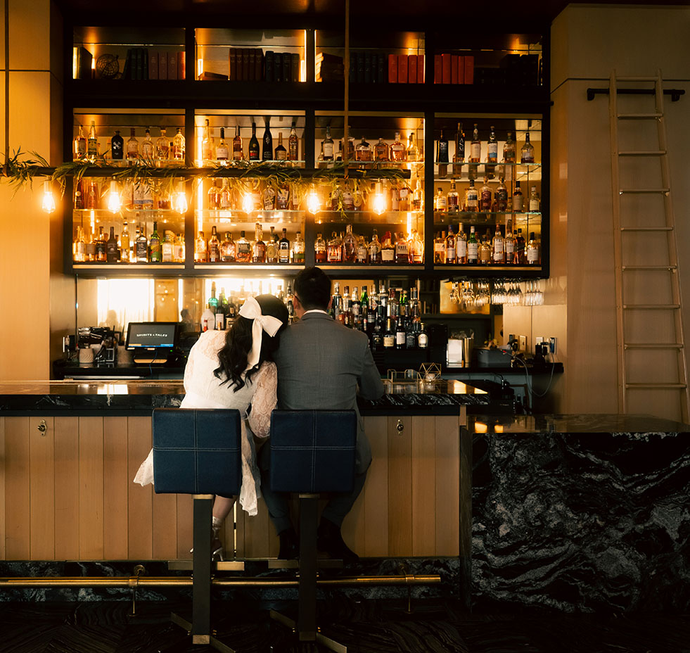 Engagement at Oaklander Hotel's Bar