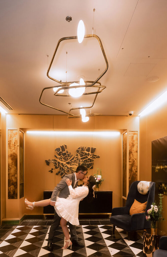 Engagement at the Oaklander Hotel Lobby in Pittsburgh