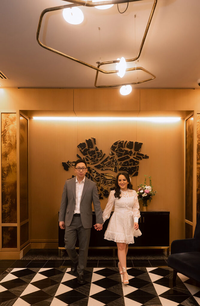 Engagement at the Oaklander Hotel Lobby in Pittsburgh