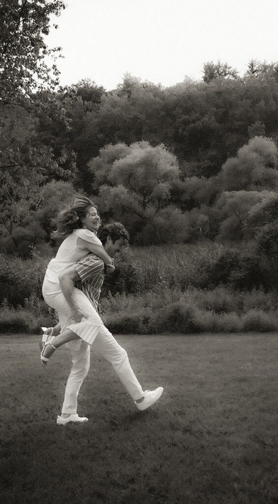 playful couple session Pittsburgh city summer movement candid