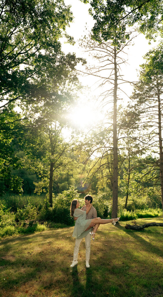 Artistic couple photo session