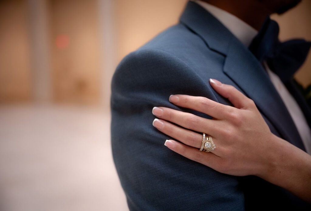 Engagement ring at Carnegie Museum of Art