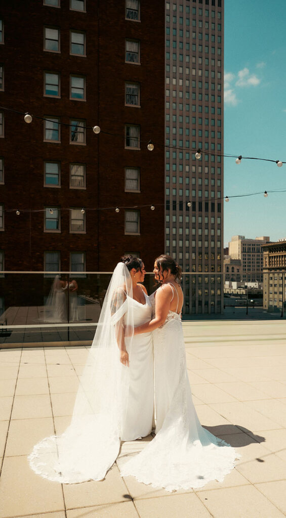 Brides at Hotel Monaco Rooftop