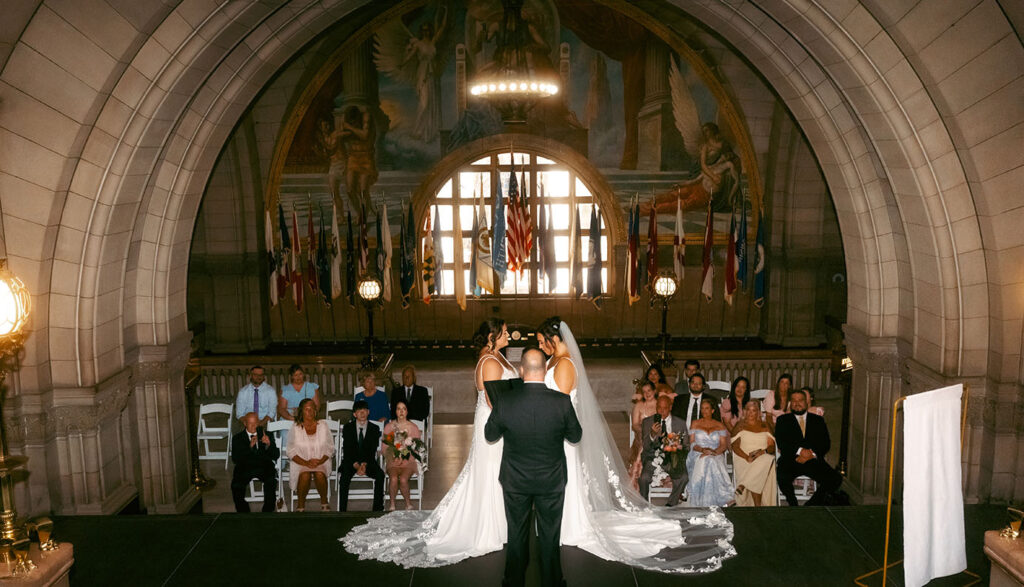 Couple at the Allegheny County Courthouse