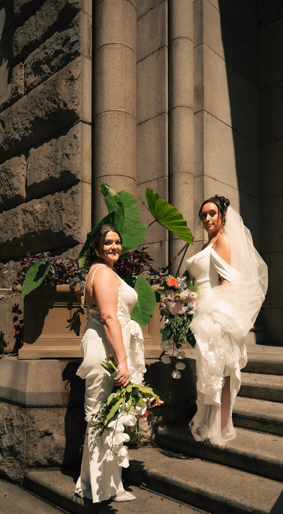 Documentary courthouse wedding photography in Pittsburgh