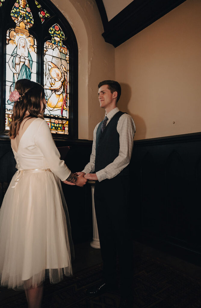 Wedding Ceremony at Mansion on fifth.