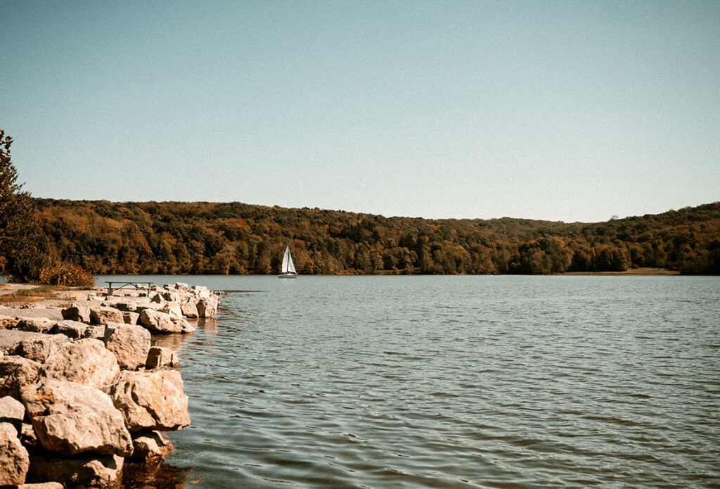Moraine State Park Sailboat