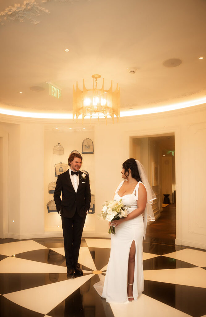 Aida and Zachery sharing their winter first look inside the Kimpton Hotel Monaco in Downtown Pittsburgh.