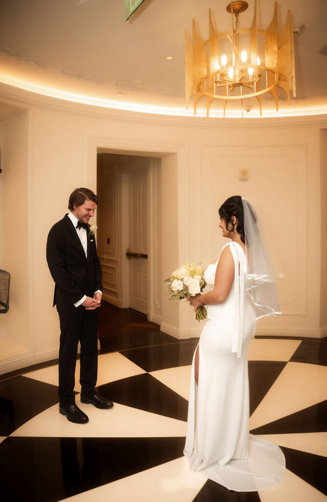 Aida and Zachery sharing their winter first look inside the Kimpton Hotel Monaco in Downtown Pittsburgh.