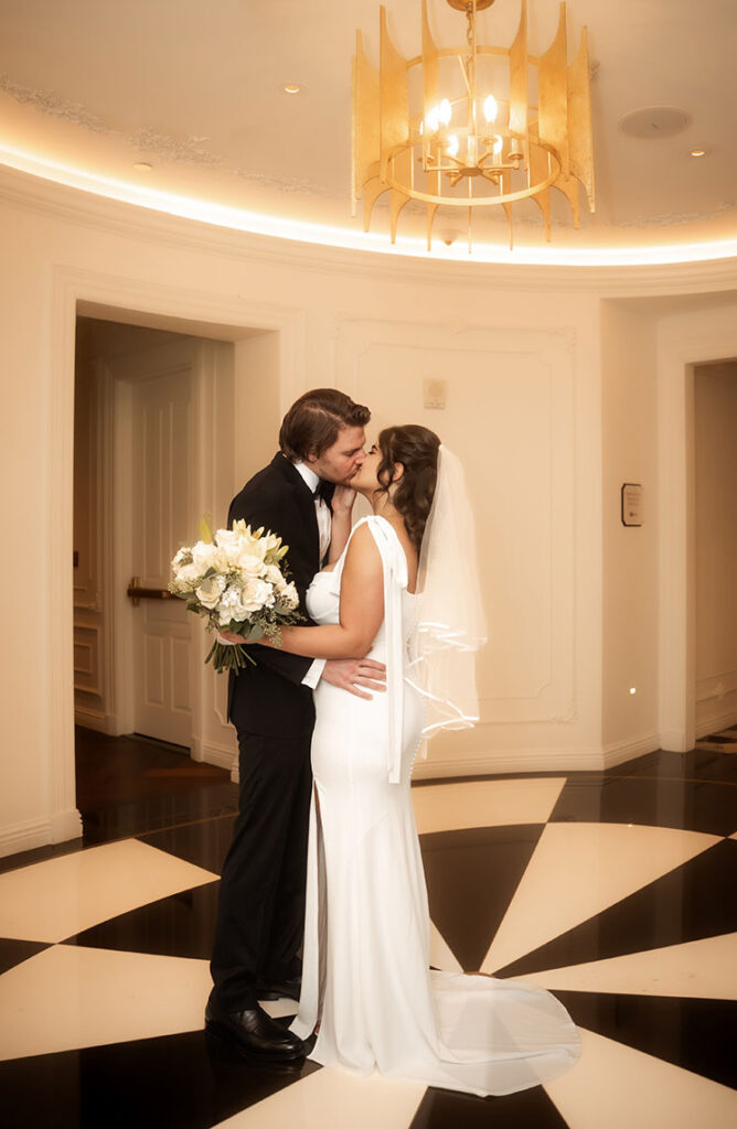 Aida and Zachery sharing their winter first look inside the Kimpton Hotel Monaco in Downtown Pittsburgh.