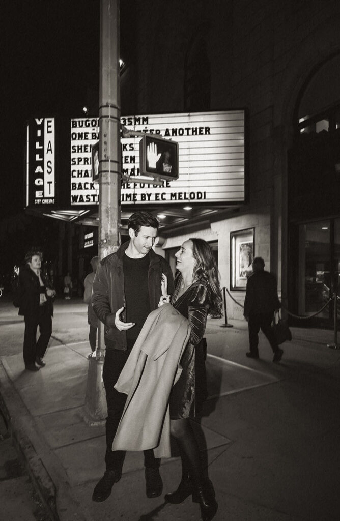 Documentary couple photography in New York City focused on movement, emotion, and real connection.